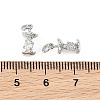 SHEGRACE Brass Micro Pave Clear Cubic Zirconia Pendants XGRQ4N482-714P-3