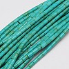 Synthetic Turquoise Beads Strands TURQ-G120-3x5mm-13-1
