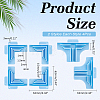 8Pcs Plastic Corner Guides for Chipboard Boxes NDIS-WH0696-881B-2