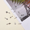 Tibetan Style Alloy Key Pendants TIBEP-X0001-02-AS-5