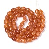 Baking Paint Crackle Glass Beads Strands DGLA-N019-03A-05-2