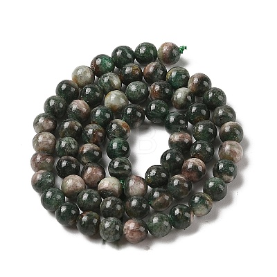 Natural Green Quartz Round Beads Strands G-Q171-D02-01-1