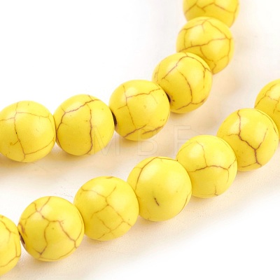 Synthetic Turquoise Beads Strands TURQ-G106-8mm-02I-1