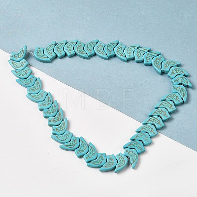 Synthetic Turquoise Beads Strands G-P507-09B-1