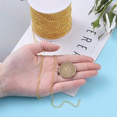 Brass Twisted Chains CHC-Q001-02G-1