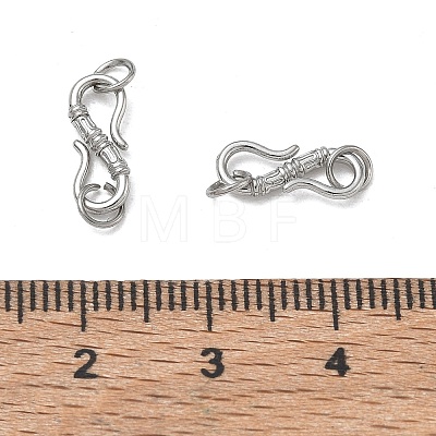 SHEGRACE 304 Stainless Steel S-Hook Clasps SA-CBAF1D5-23P-1