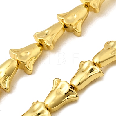 Electroplate Glass Beads Strands X-EGLA-F166-14G-1