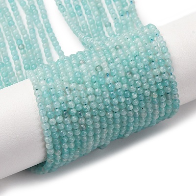 Natural Amazonite Beads Strands G-A276-A01-2mm-1