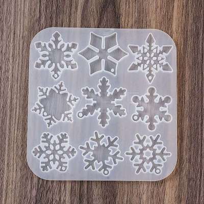 Christmas Pendants DIY Silicone Mold DIY-K073-19A-1