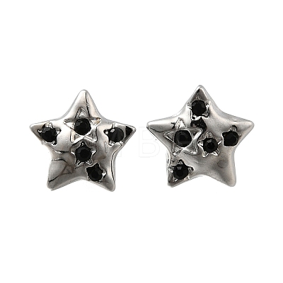 304 Stainless Steel Stud Earrings EJEW-F361-16P-1