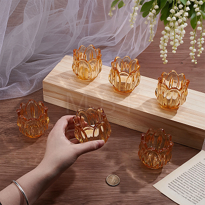 26Pcs Glass Candle Cups AJEW-WA0004-69A-1