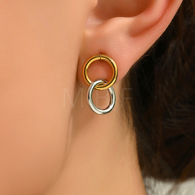 Fashionable Vintage Geometric Hoop Earrings Women's Ear Drops WR8463-1
