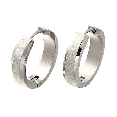 304 Stainless Steel Hoop Earrings for Women EJEW-C096-44P-1