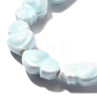 Handmade Porcelain Beads Strands PORC-I028-01O-1