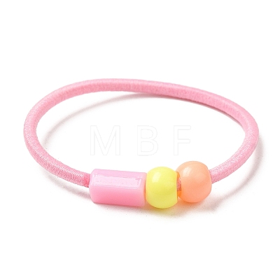 Colorful Nylon Elastic Hair Ties for Girls Kids MRMJ-P017-01B-1