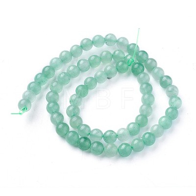 Natural Green Aventurine Beads Strands G-F629-01B-2-1