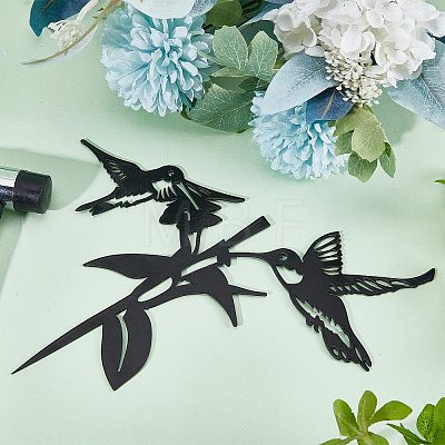 Iron Swallow Garden Ornaments HJEW-WH0028-82-1