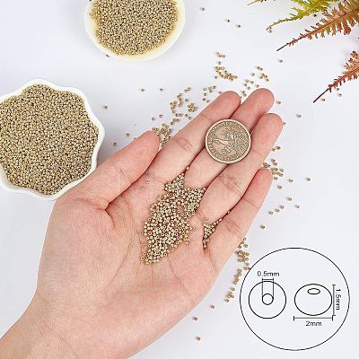 FGB 12/0 Round Glass Seed Beads SEED-OL0001-08A-02-1