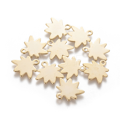 201 Stainless Steel Charms STAS-L233-042G-1