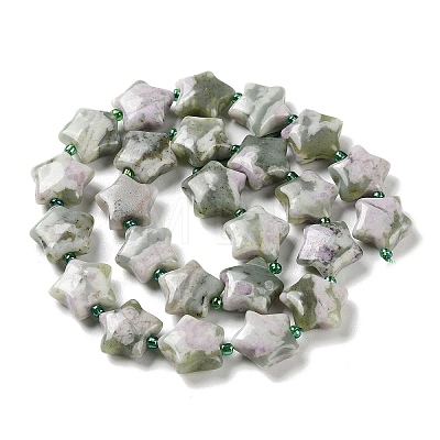 Natural Peace Jade Beads Strands G-NH0005-001-1