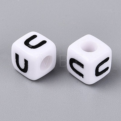 Opaque Acrylic Beads SACR-N020-04A-U-1
