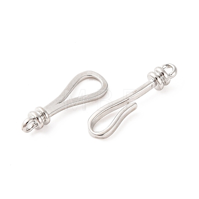 Brass Hook and S-Hook Clasps KK-U016-04P-1