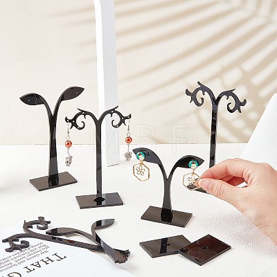   4Sets 2 Style Acrylic Jewelry Display Stands ODIS-PH0001-26-1