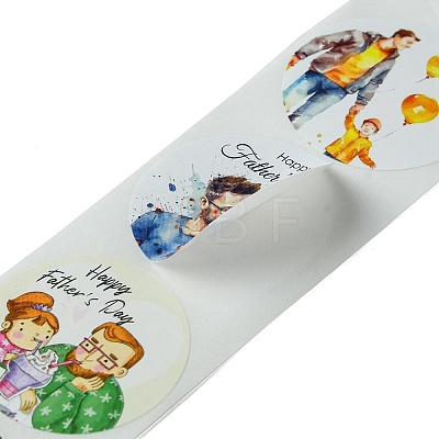 Father's Day
 8 Styles Stickers Roll DIY-R083-01C-1