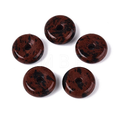 Natural Mahogany Obsidian Pendants G-Q601-30A-06-1