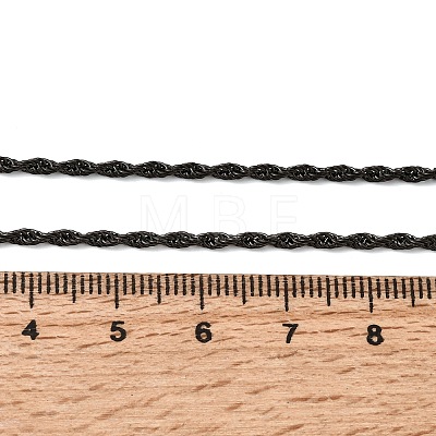 2MM Unisex 304 Stainless Steel Rope Chain Necklaces NJEW-P395-16EB-1