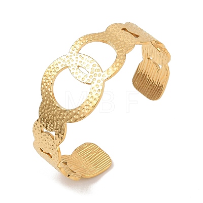 Hollow Wide Version Open Cuff Bangles BJEW-U006-03G-01-1