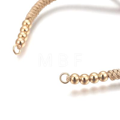 Nylon Cord Braided Bead Bracelets Making BJEW-F360-F12-1
