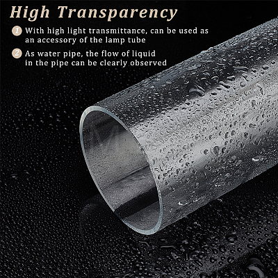 Round Transparent Acrylic Tube AJEW-WH0324-76D-1