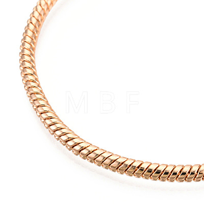 Brass European Style Bracelet Making MAK-R011-03KCG-1