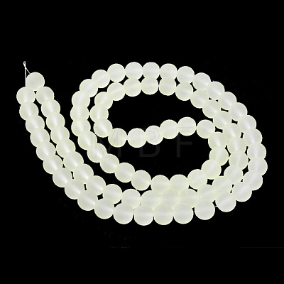 Transparent Glass Bead Strands GLAA-S031-10mm-23-1