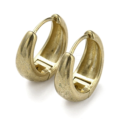 Brass Hoop Earrings for Women KK-K347-01G-1