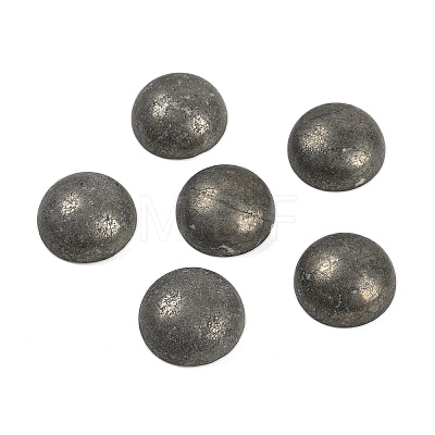 Natural Pyrite Cabochons G-T020-18mm-37-1