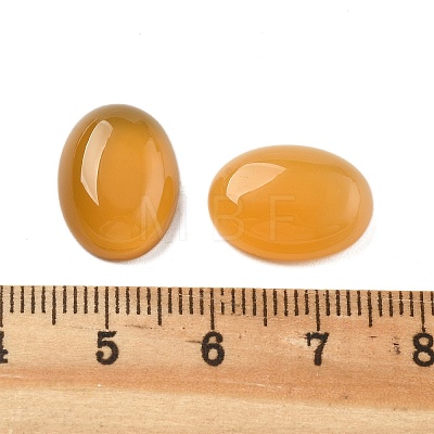 Natural Yellow Agate Cabochons G-G145-01B-61-1