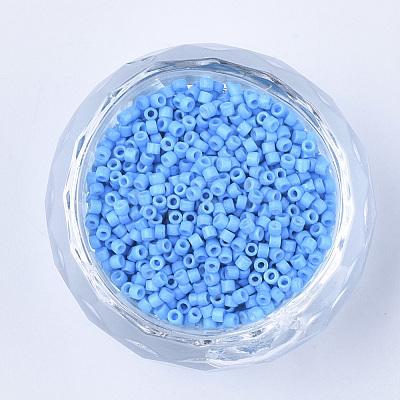 Baking Paint Cylinder Seed Beads SEED-Q036-02A-D02-1