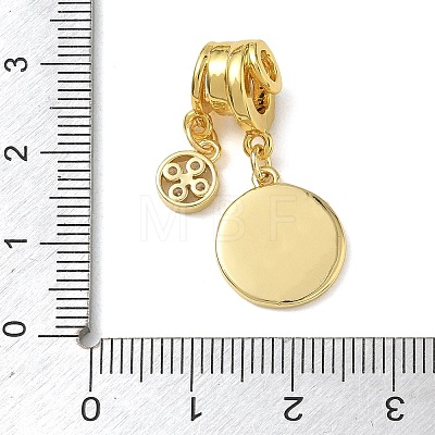 Mother's Day Brass Micro Pave Clear Cubic Zirconia Pendants CU-CBA4231-09B-G-1