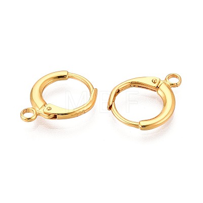 925 Sterling Silver Hoop Earring Findings STER-N016-59G-1