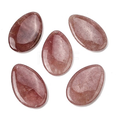 Natural Strawberry Quartz Big Pendants G-F820-05A-07-1