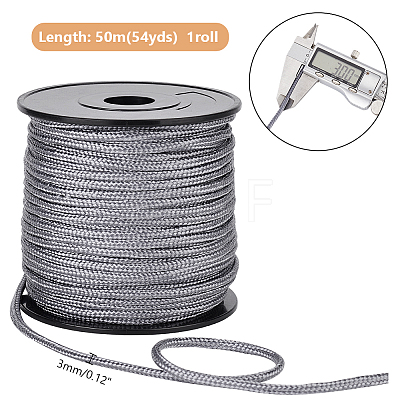 50M Nylon Braided Cords NWIR-WH0017-007-1