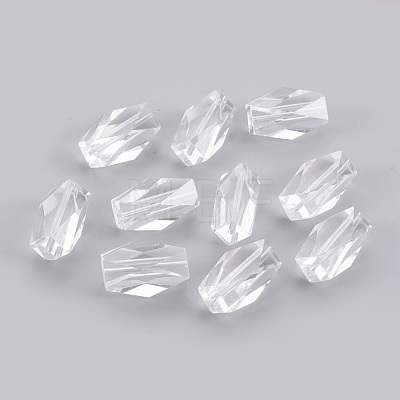 Imitation Austrian Crystal Beads SWAR-F055-12x6mm-01-1