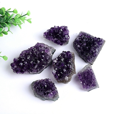 Natural Drusy Amethyst Display Decorations PW-WG60465-01-1