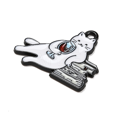 Alloy Enamel Pendants FIND-E060-04B-B-1