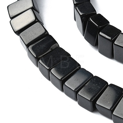 Natural Black Onyx Beads Strands G-C135-O01-01-1