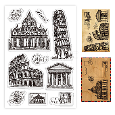 Custom PVC Plastic Clear Stamps DIY-WH0448-0684-1