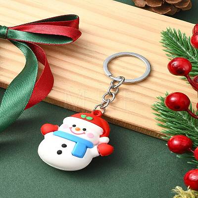 Christmas PVC Plastic Keychain KEYC-YW00088-04-1