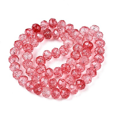 Transparent Glass Beads Strands X-GLAA-T023-6mm-A13-1